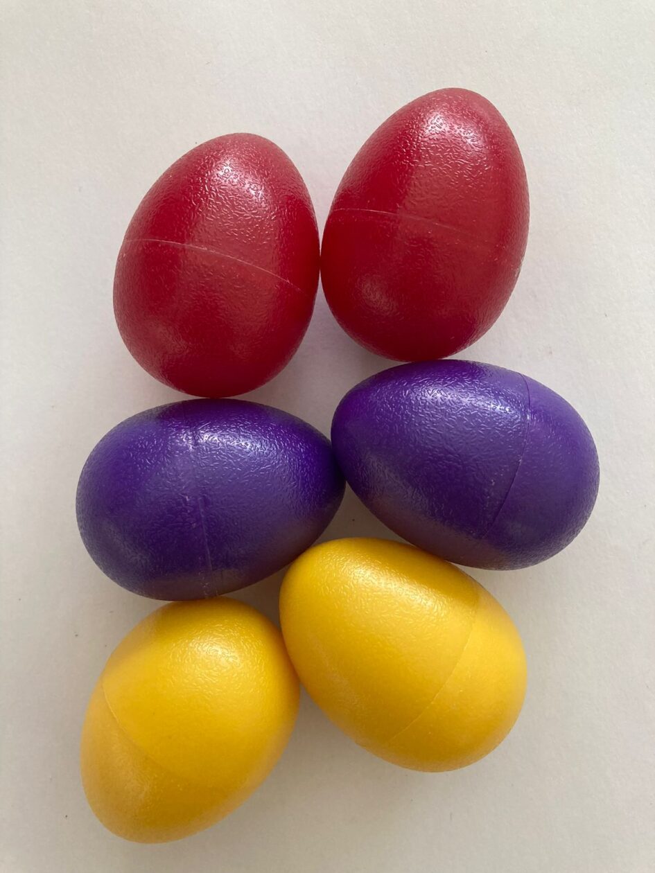 Maracas de Huevo Shacker colores por par